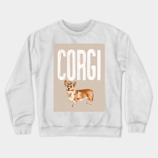 Corgi Dog Crewneck Sweatshirt by Art Designs